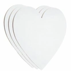 Budget 🤩 New 😀 Heart Magnetic Blank Canvas Set - 6" 🛒 ⌛