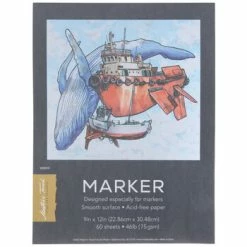 Budget ๐ Brand new ๐ Master's Touch Marker Paper Pad - 9" X 12" ๐ ๐คฉ