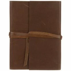 Flash Sale ⌛ Deals ⌛ Brown Leather Wrap Sketchbook 👍 😀