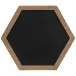 Cheapest 😍 Flash Sale 😀 Hexagon Wood Chalkboard 🧨 🎁