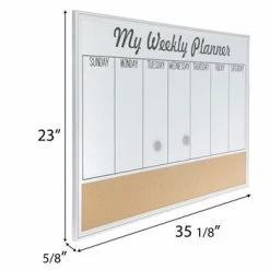 Best deal 🎉 Discount 💯 Weekly Dry Erase Calendar & Corkboard ⌛ 👍 -Canson® Sales 350Wx350H 2165371 b 0522