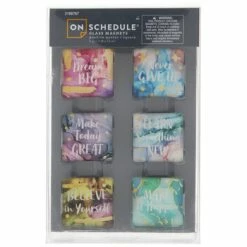 Cheap 🔥 Promo 😉 Positive Quotes Glass Magnets ⭐ ⌛