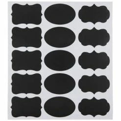 Best deal 💯 Discount 😀 Black Quatrefoil Blackboard Labels 🧨 ❤️