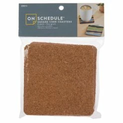 Deals 🤩 Brand new 🤩 Square Cork Coasters - 6 Pack ✔️ 🛒