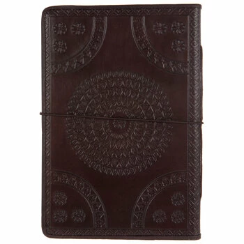 Budget ๐ Outlet ๐คฉ Embossed Leather Sketchbook - 6 1/2" X 9 1/2" ๐ ๐ 4 Budget ๐ Outlet ๐คฉ Embossed Leather Sketchbook - 6 1/2" X 9 1/2" ๐ ๐ - Image 3