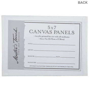 Cheapest ๐ Best Sale ๐งจ Master's Touch Blank Canvas Panel Set - 5" X 7" โ๏ธ โญ 5 Cheapest ๐ Best Sale ๐งจ Master's Touch Blank Canvas Panel Set - 5" X 7" โ๏ธ โญ - Image 3
