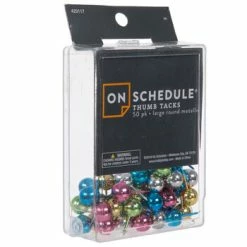 Canson® Sales 30 Best deal 👍 Top 10 👏 Metallic Round Thumb Tacks ⭐ 🔥