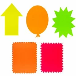 Promo ✨ Discount 🔥 Neon Poster Board Shapes - 11" X 14" 💯 😀